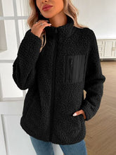 Load image into Gallery viewer, Winter Warm Zip Up Long Sleeve Jacket Fuzzy Cozy &amp; Stylish Jacket Cold-Weather Essential Outdoor Jacket
