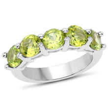 Load image into Gallery viewer, 3.25 Carat Genuine Peridot .925 Sterling Silver Ring
