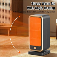 Load image into Gallery viewer, 500W Portable Ceramic Space Heater with Safety Tip-Over Protection – Square Design
