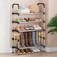 将图片加载到图库查看器，7-Tier Iron Shoe Rack – Space-Saving, Floor-Standing
