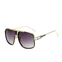Load image into Gallery viewer, Modern Classic Oversized Men Sunglasses Luxury Brand New Glasses Square With High Quality Metal Frame and Polarized Mirror Glasses  Oculos de sol With  UV400 Prodection for Sun
