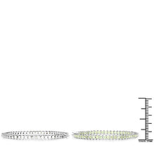 Load image into Gallery viewer, 3.50 Carat Genuine Peridot .925 Sterling Silver Earrings
