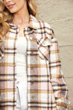 Load image into Gallery viewer, Classic Plaid Button Front Shirt Jacket with Breast Pockets Casual &amp; Minimalist Outerwear
