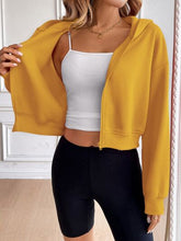 Load image into Gallery viewer, Relaxed Minimalist Zip-Up Dropped Shoulder Hooded Jacket Casual &amp; Comfortable Lightweight Outerwear
