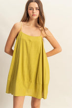 Load image into Gallery viewer, New Summer A-Line Flowy Mini Cami Dress with Pockets For Women –Casual &amp; Chic Spaghetti Strap Dress with Functional Pockets for a Relaxed Summer Look
