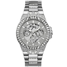 将图片加载到图库查看器，Guess Men's Trend Silver Tone Multi-function
