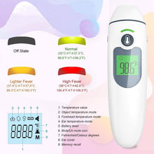 Load image into Gallery viewer, Ear Forehead Digital Infrared Thermometer - FC-IR1030
