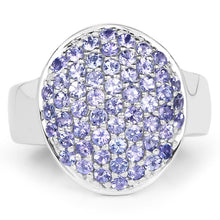 Load image into Gallery viewer, 2.00 Carat Genuine Tanzanite .925 Sterling Silver Ring
