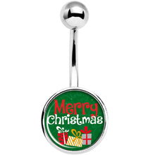 将图片加载到图库查看器，Merry Christmas Presents Belly Ring
