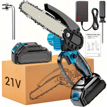 将图片加载到图库查看器，6-inch Cordless Mini Chainsaw – Handheld Electric, Lightweight, Battery-Powered
