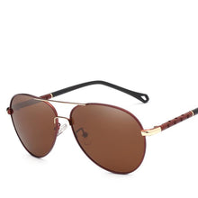 Load image into Gallery viewer, Famous Popular Aviation Unisex Man And Woman High Quality Metal Sunglasses For Summer Party And Dryving Top Brand Polarized Sunglasses
