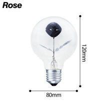 Load image into Gallery viewer, Edison Bulb Indoor Night Light Rose  Flower  Holiday Christmas Wedding Decor Bulbs High Brightness Daylight White Antique LED Filament Bulbs For Home Decor Party
