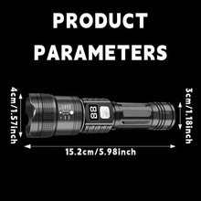 将图片加载到图库查看器，Ultra-Bright Tactical LED Flashlight – 3 Modes, USB Rechargeable, 600 Lumen, Outdoor, Hiking &amp; Camping
