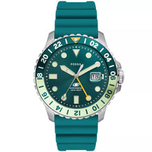 将图片加载到图库查看器，Fossil Men's Blue GMT
