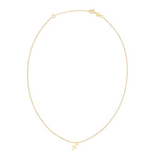 将图片加载到图库查看器，14K Yellow Gold Sagittarius Necklace
