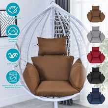 Load image into Gallery viewer, Egg Chair Hanging Basket Seat Cushion with Headrest

