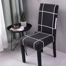 Load image into Gallery viewer, Elastic Chair Covers Spandex Dining Room Stretch Seat Cover Chair Protective Case for Restaurant Universal Removable Washable Soft Spandex High Back Large Chair Cover Slipcover for Dining Room Kitchen Hotel Table Banquet
