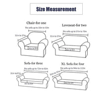 Load image into Gallery viewer, Elastic Plain Floral Printing  Sofa Cover Stretch for Living Room Couch Cover Chair Protector 1/2/3/4 Seater Printed Couch Cover for 3 Cushion Couch  Floral Pattern Sofa Cover with Separate Cushion Cover Pieces Stretch Sofa Slipcover
