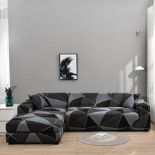 Load image into Gallery viewer, Elastic Sofa Covers for Living Room Stretch Slipcovers Sectional Couch Cover L Shape Corner Armchair Cover 1/2/3/4 Seater Slipcovers Elastic Stylish Printed Sectional Sofa Furniture Protector For Living Room

