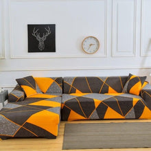 Load image into Gallery viewer, Elastic Sofa Covers for Living Room Stretch Slipcovers Sectional Couch Cover L Shape Corner Armchair Cover 1/2/3/4 Seater Slipcovers Elastic Stylish Printed Sectional Sofa Furniture Protector For Living Room
