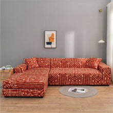 Load image into Gallery viewer, Elastic Sofa Covers for Living Room Stretch Slipcovers Sectional Couch Cover L Shape Corner Armchair Cover 1/2/3/4 Seater Slipcovers Elastic Stylish Printed Sectional Sofa Furniture Protector For Living Room
