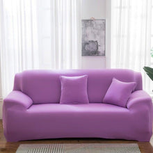 Load image into Gallery viewer, Elastic Solid Color Sofa Cover Spandex Modern All-inclusive Sofa SlipCover for living Room Stretch Couch Covers 1/2/3/4 Seater Sofa Cover Furniture Protector Couch Soft with Elastic Bottom Anti-Slip Foam Kids
