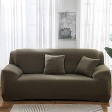 Load image into Gallery viewer, Elastic Solid Color Sofa Cover Spandex Modern All-inclusive Sofa SlipCover for living Room Stretch Couch Covers 1/2/3/4 Seater Sofa Cover Furniture Protector Couch Soft with Elastic Bottom Anti-Slip Foam Kids
