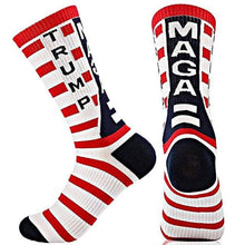将图片加载到图库查看器，Election Spoof Funny President Donald Trump Socks With 3D Fake Hair Funny Crew Socks Unisex Compression Socks Streetwear Hip Hop Style Socks For Men And Women
