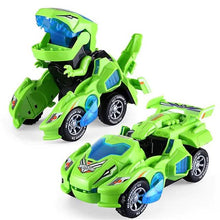 Load image into Gallery viewer, Electric Dinosaur Non Remote Control Morphing Vehicle Toy
