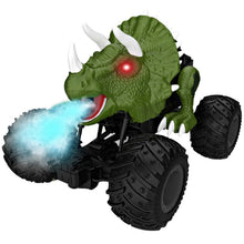 Load image into Gallery viewer, Electric Dinosaur Remote Control Spray Stunt Car
