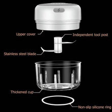 Load image into Gallery viewer, Electric Garlic Mini Crusher
