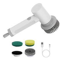 Load image into Gallery viewer, Electric Handheld Spin Scrubber Cordless Cleaning Brush with 2 Rotating Speeds
