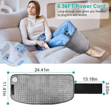 Load image into Gallery viewer, Electric Heating Pad for Back Abdomen Shoulder with 10 Adjustable Temperature Smart Timer Setting
