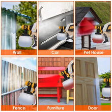 Load image into Gallery viewer, Electric Paint Sprayer HVLP with Different Spray Patterns 1200ML Detachable Container
