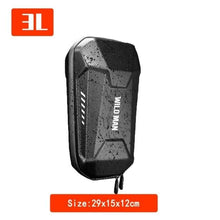 Load image into Gallery viewer, Electric Scooter Front Bag Waterproof EVA Hard Shell Bags Reflective Handlebar Hanging Bag Storage Bag Hard Shell Waterproof Scooter Storage Bag For Kick Scooters Folding Bike
