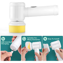 Load image into Gallery viewer, Electric Spin Scrubber Electric Cleaning Brush with 3 Brush Heads
