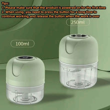 将图片加载到图库查看器，Electric Vegetable Mincer with USB Charging
