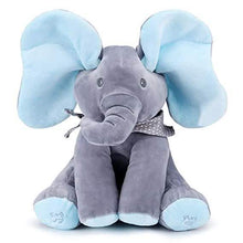 Load image into Gallery viewer, Electronic Talking Singing Blinking Eyes Elephant Plush Toy

