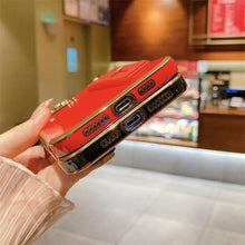 将图片加载到图库查看器，Elegant Adjustable Wrist Strap Hand Band Case For iPhone 12 13 11 14 Pro Max X XS Max XR 14 plus Case with Strap Luxury Plating Gold Bumper Phone Cover Wristband Kickstand Full Body Protective Slim Case Luxury Candy Color Phone Holder Colorful Iphone Case
