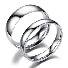 将图片加载到图库查看器，Elegant and Charming S925 Silver Wedding Band Ring
