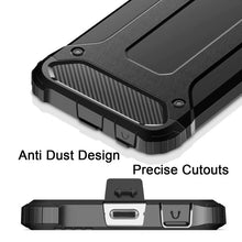 Load image into Gallery viewer, Elegant Black Armor Case for iPhone 14 Pro 13 12 11 Pro Max Heavy Duty Shockproof Cover Full Body Protective Silicone Shockproof Phone Cover Luxury Design
