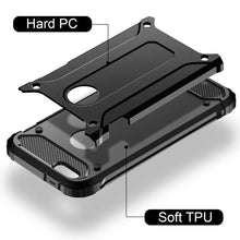 Load image into Gallery viewer, Elegant Black Armor Case for iPhone 14 Pro 13 12 11 Pro Max Heavy Duty Shockproof Cover Full Body Protective Silicone Shockproof Phone Cover Luxury Design
