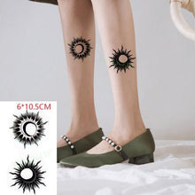 Load image into Gallery viewer, Elegant Black Music Notes Waterproof Sticker Tattoos Temporary Chest Shoulder Tattoos For Men Women

