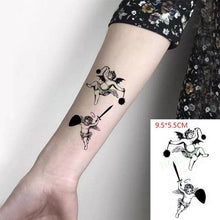 Load image into Gallery viewer, Elegant Black Music Notes Waterproof Sticker Tattoos Temporary Chest Shoulder Tattoos For Men Women

