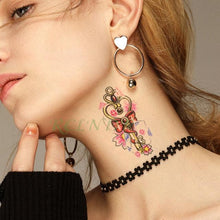 Load image into Gallery viewer, Elegant Black Music Notes Waterproof Sticker Tattoos Temporary Chest Shoulder Tattoos For Men Women
