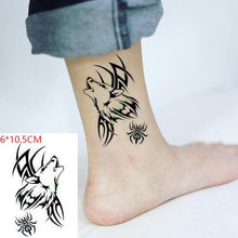 Load image into Gallery viewer, Elegant Black Waterproof Temporary Tattoo Stickers Moon Hill Modern Body Art Stickers Hand Foot High Quality For Womens
