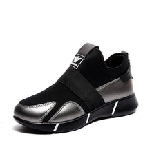 Load image into Gallery viewer, Elegant Black Women Sneakers Vulcanized Shoes Ladies Casual Shoes Breathable Walking Mesh Flats Sport Running Women's Lightweight Simple Espadrilles Everyday Walking Fashion Shoes
