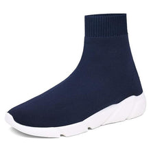 Load image into Gallery viewer, Elegant Black Womens Socks Sneakers Trainers Women Slip-on Stretch Black Sneakers Lightweight Breathable Walking Shoes Running Shoes Mesh Workout Casual Sports Sneakers
