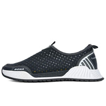 Load image into Gallery viewer, Elegant Breathable Casual Mens Sneakers Comfortable Walking Man Trendy Slip On Walking Shoes Non Slip Running Shoes Lightweight Breathable Mesh Fashion Sneakers
