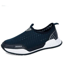 Load image into Gallery viewer, Elegant Breathable Casual Mens Sneakers Comfortable Walking Man Trendy Slip On Walking Shoes Non Slip Running Shoes Lightweight Breathable Mesh Fashion Sneakers
